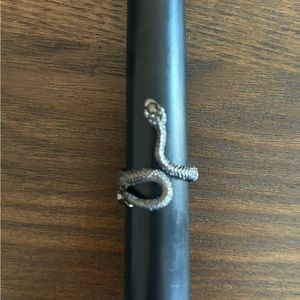 New Silver Metal Snake Ring Adjustable